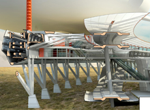 Concept drawing of Airport by Architecture Student